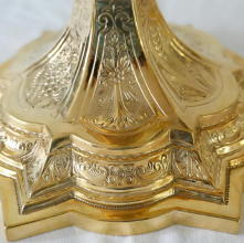 Irish sterling silver gilt Ciborium